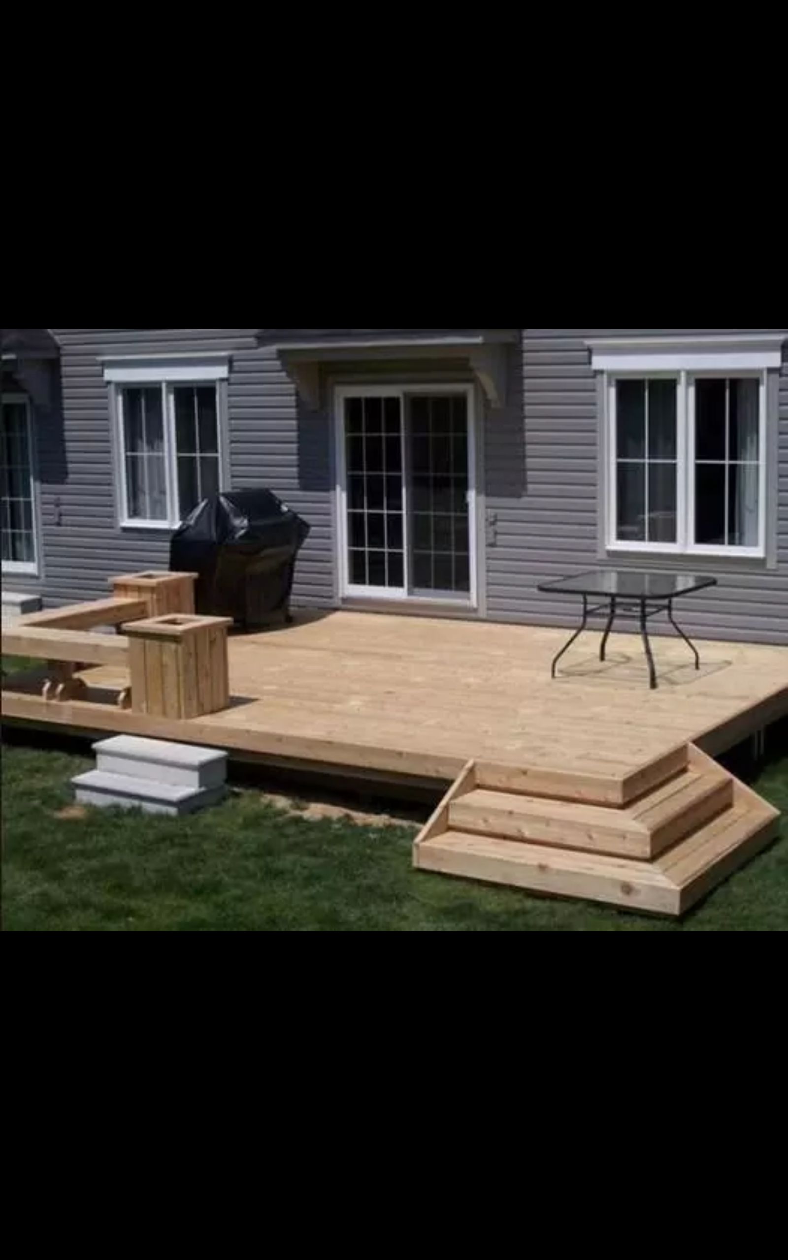 Ground-Level Entertaining Deck