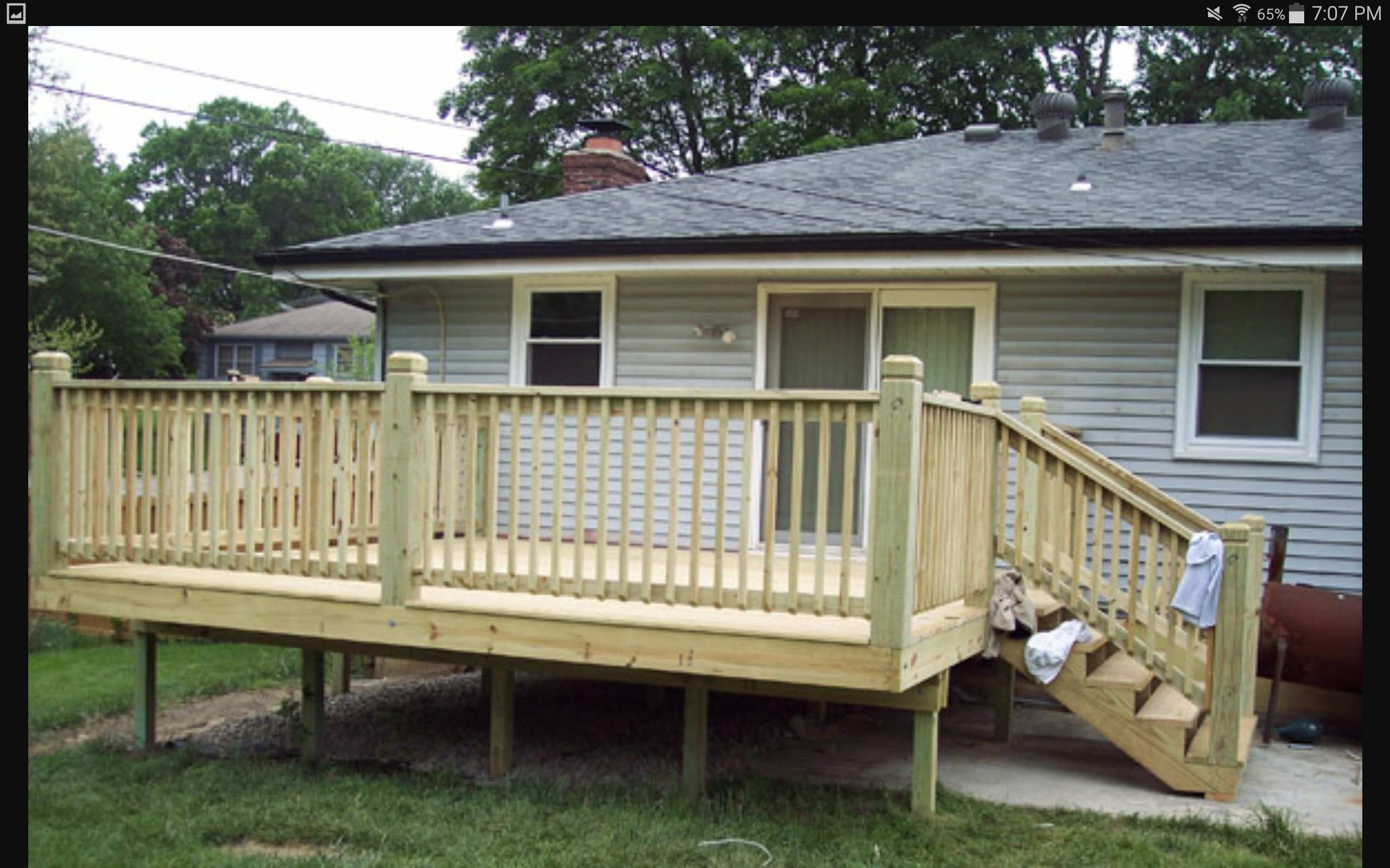 Completed Wraparound Deck