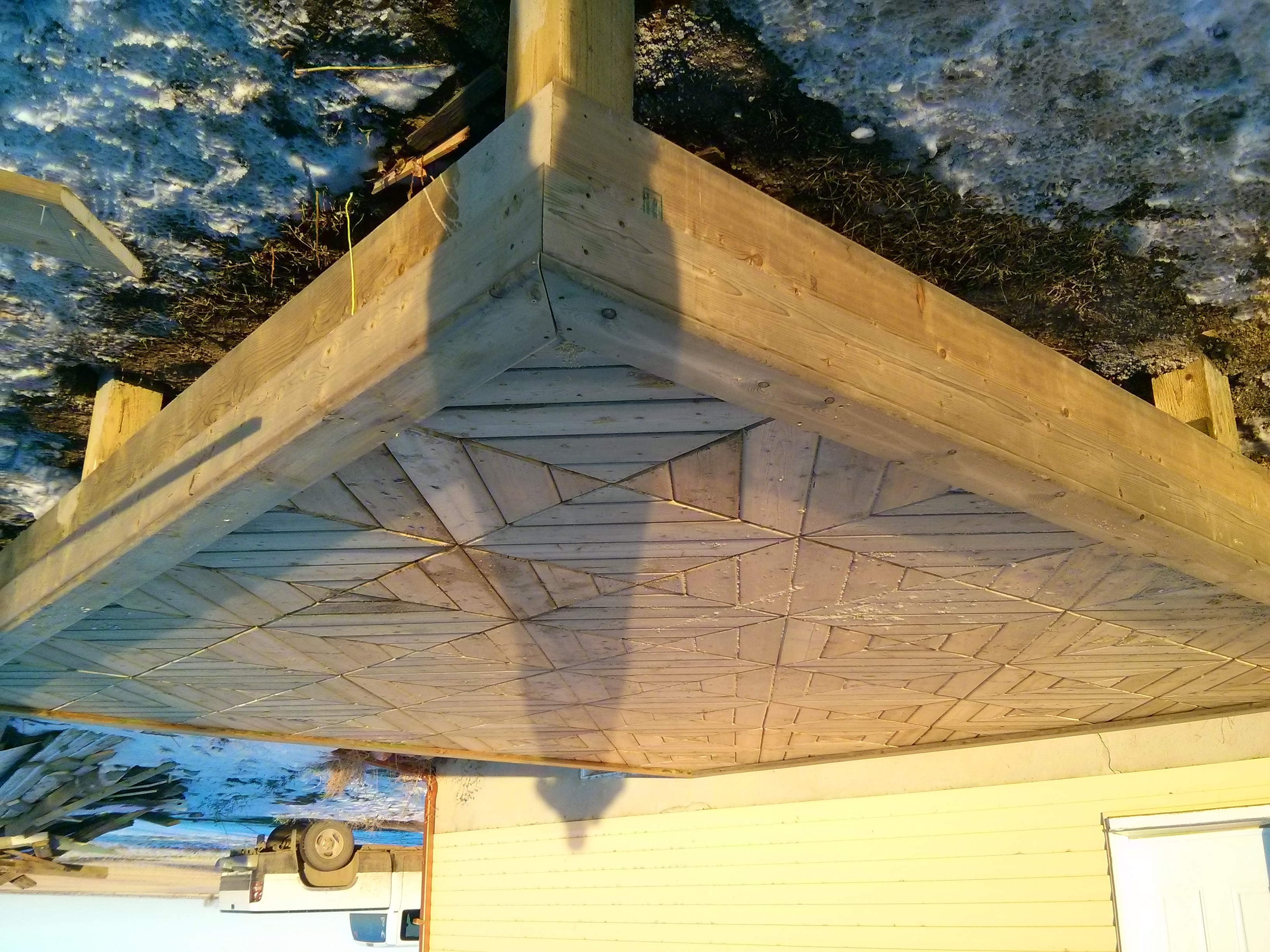 Chippendale X-Pattern Railing Build