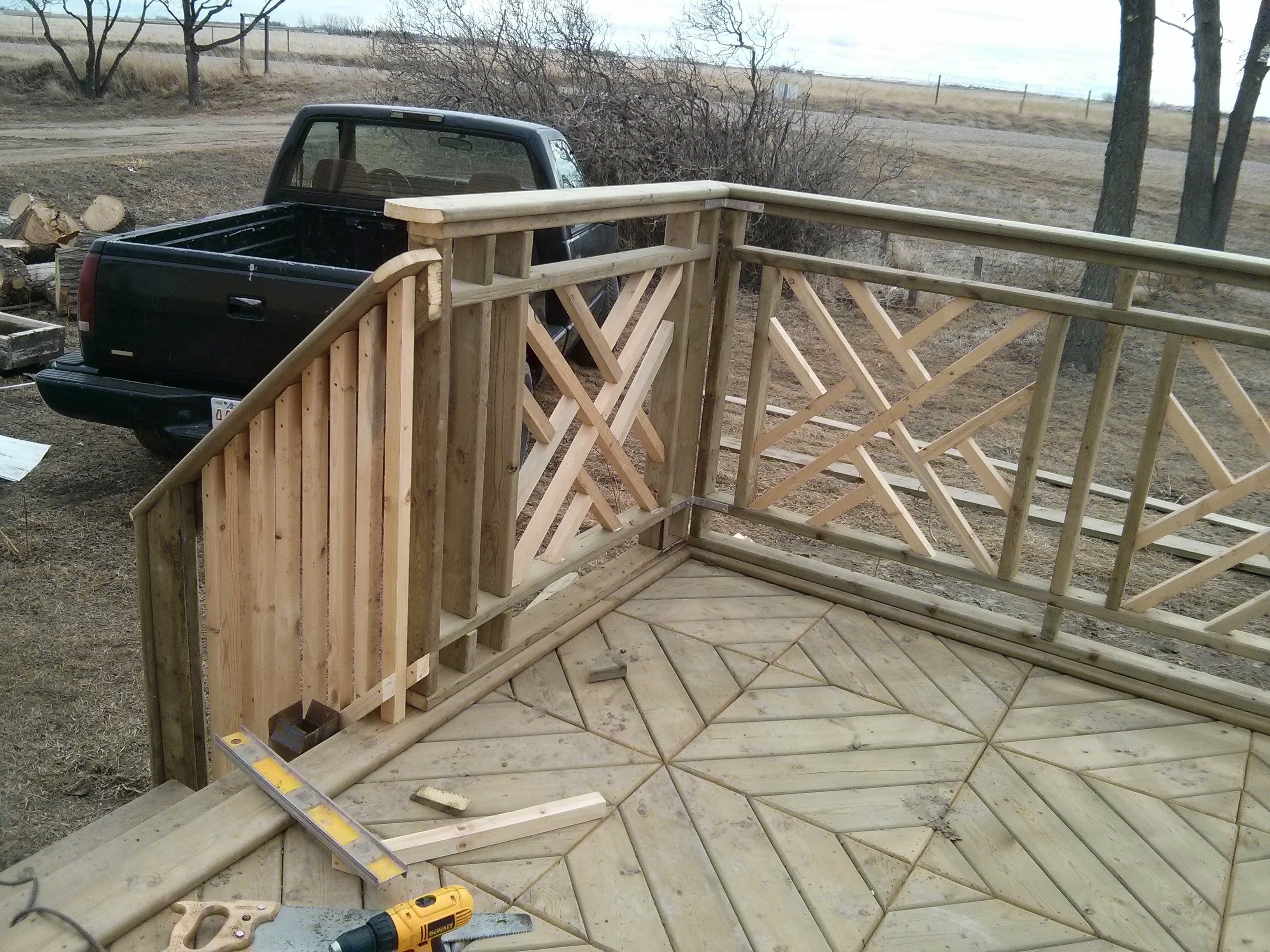 Finished Diamond Deck — Spring View