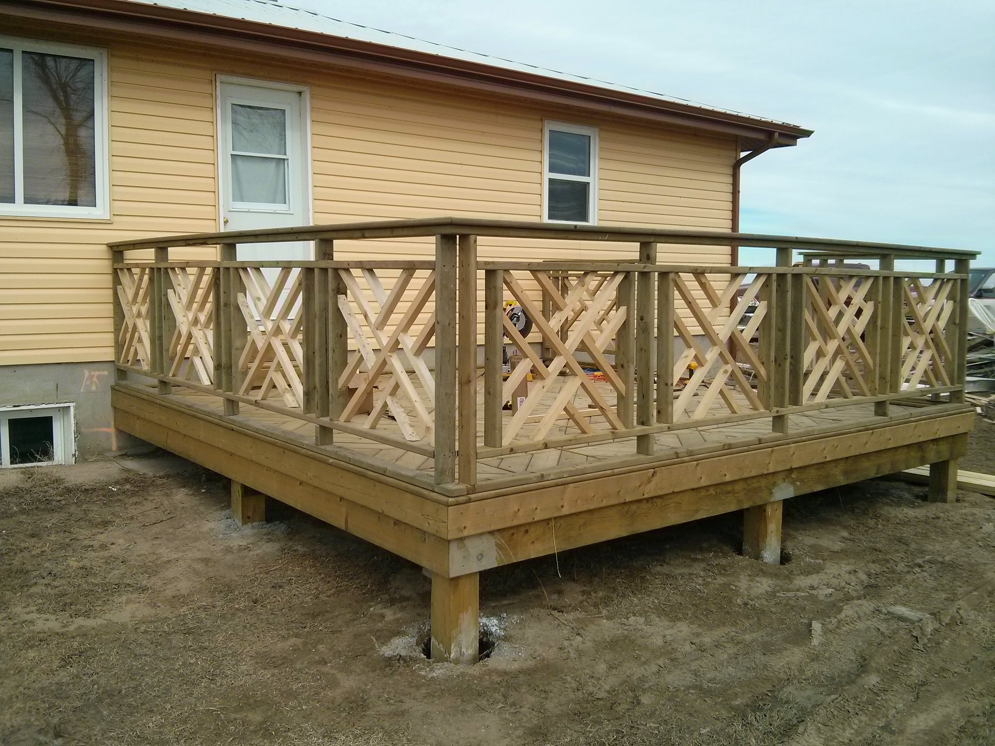 Wraparound Deck and New Entry