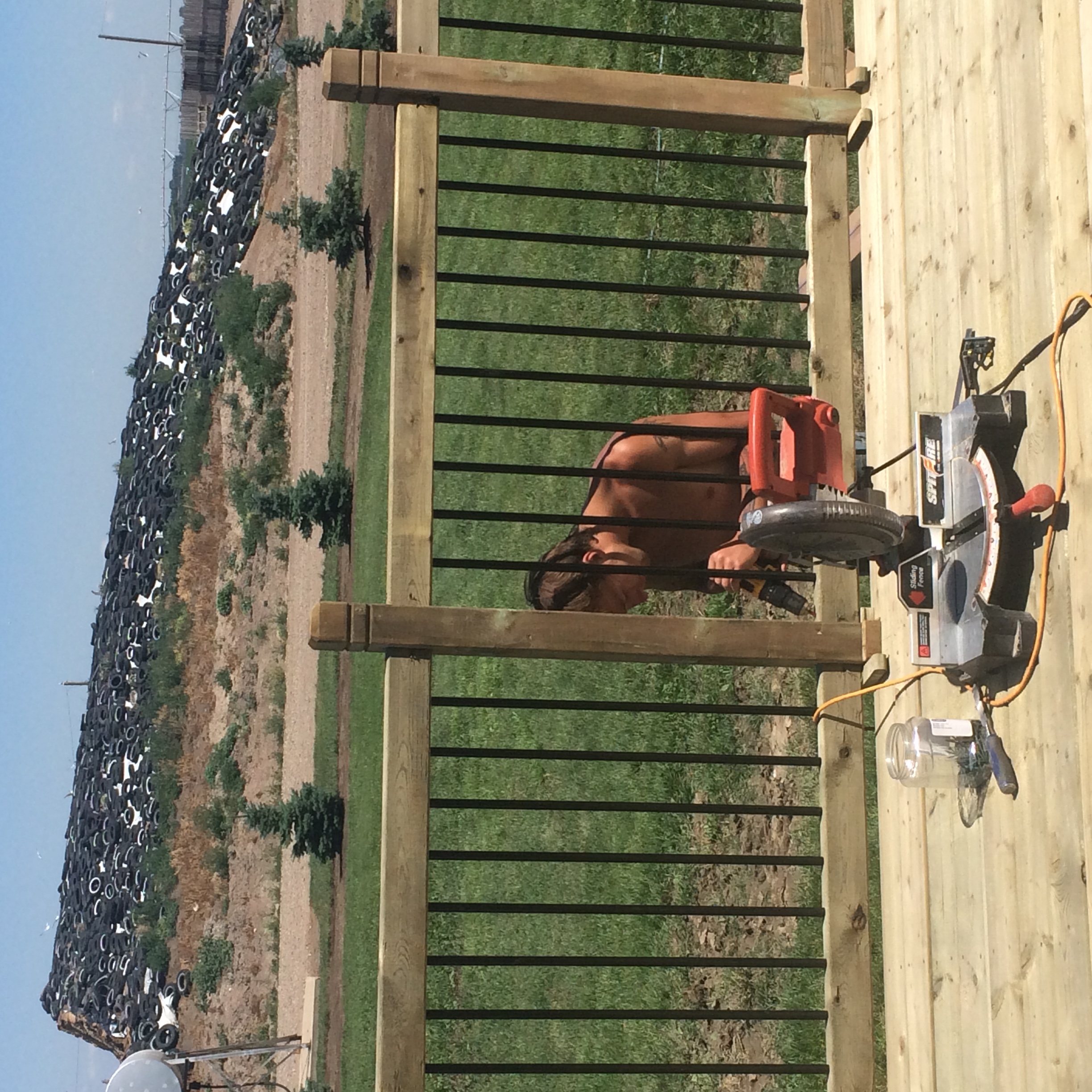 Metal Spindles Going In