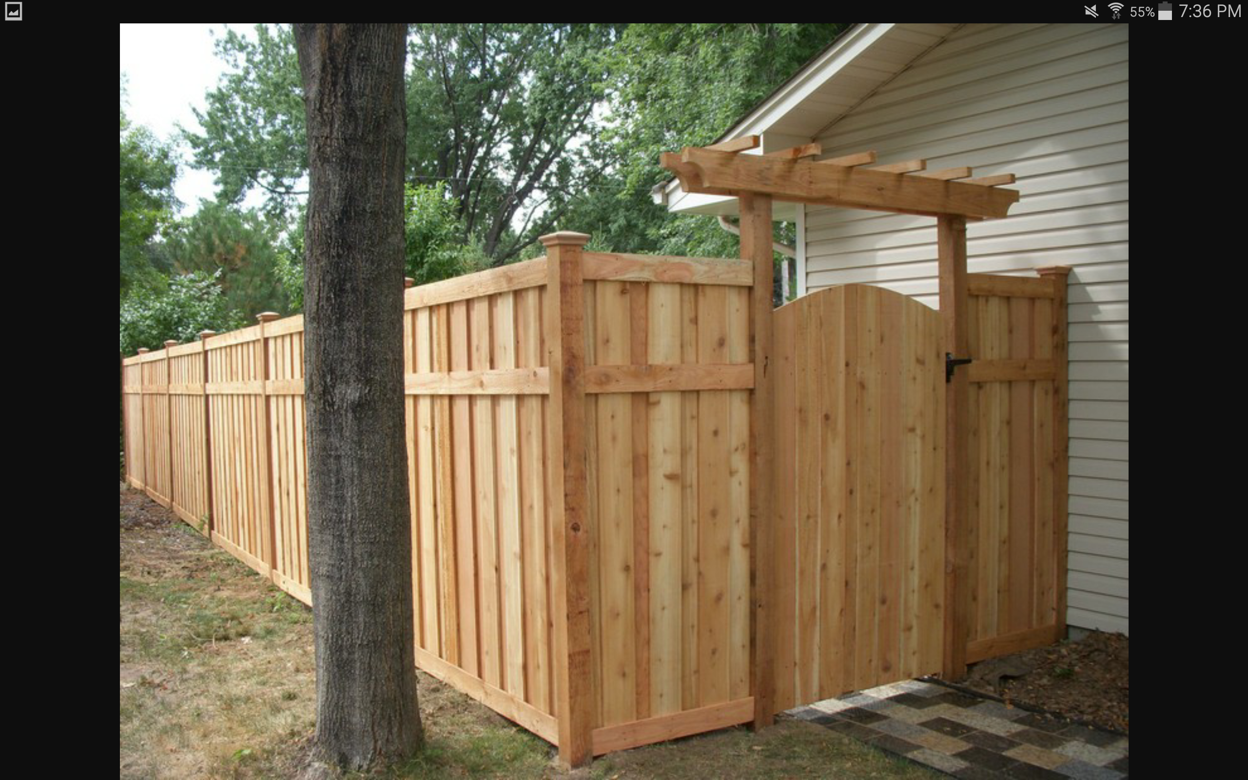 New Privacy Fence Installation