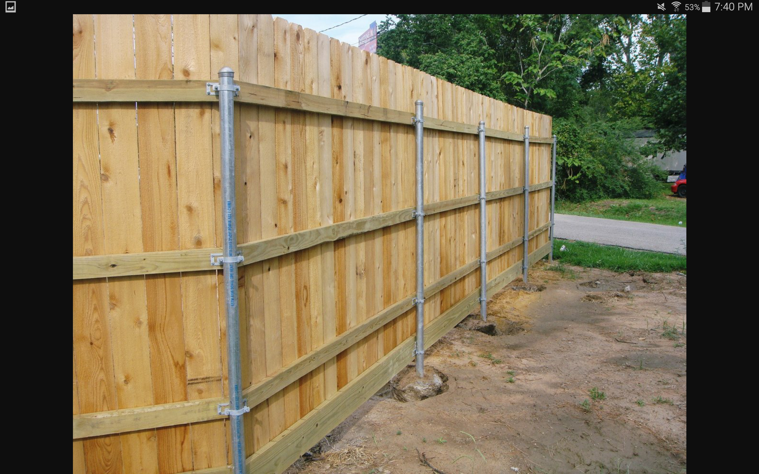 Long Fence Run in Progress