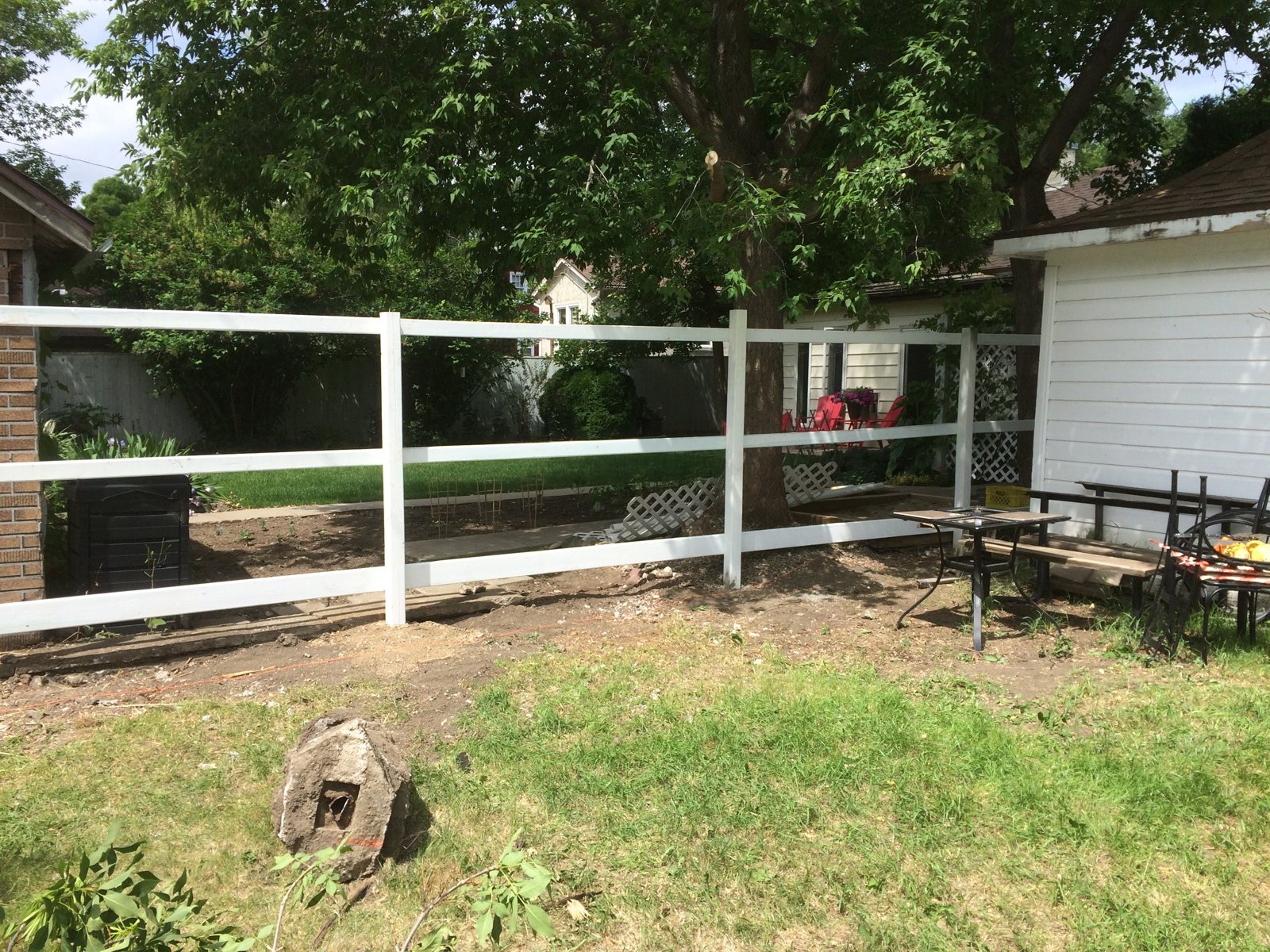 White Ranch Rail Fence