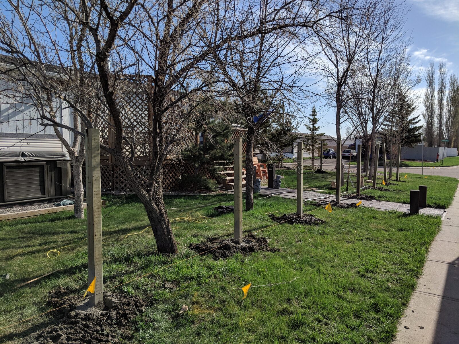 Layout Across the Acreage Lot