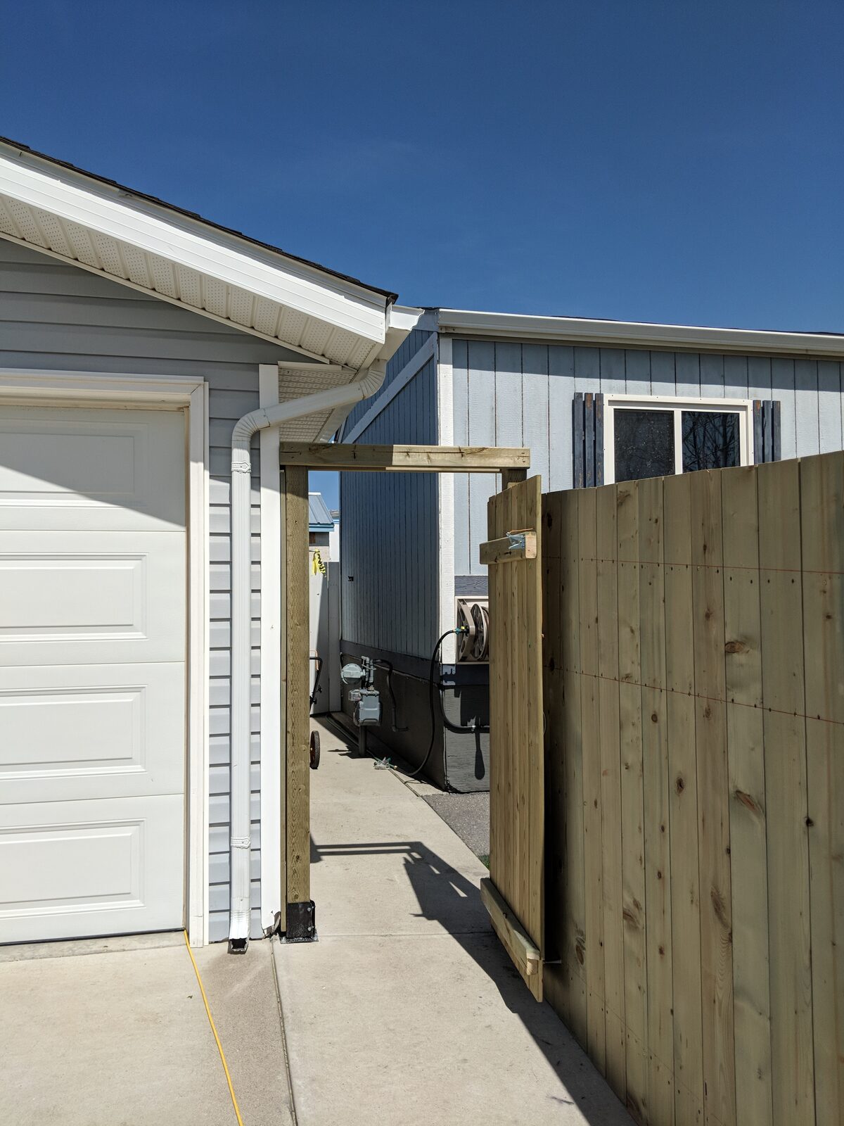 Back Corner View — Finished Run