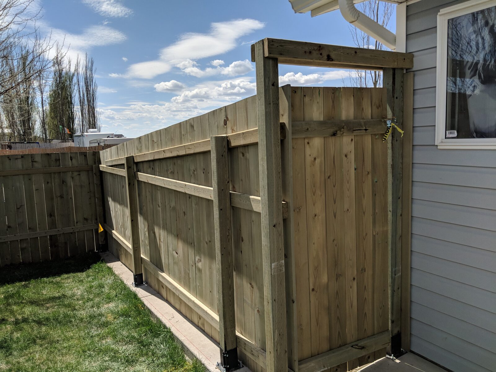 Inside View — Backyard Enclosure