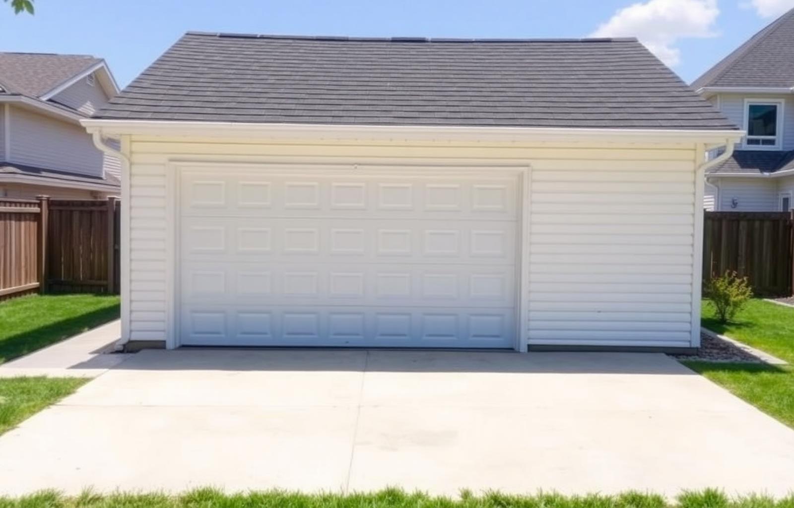 Double-Door Detached Garage