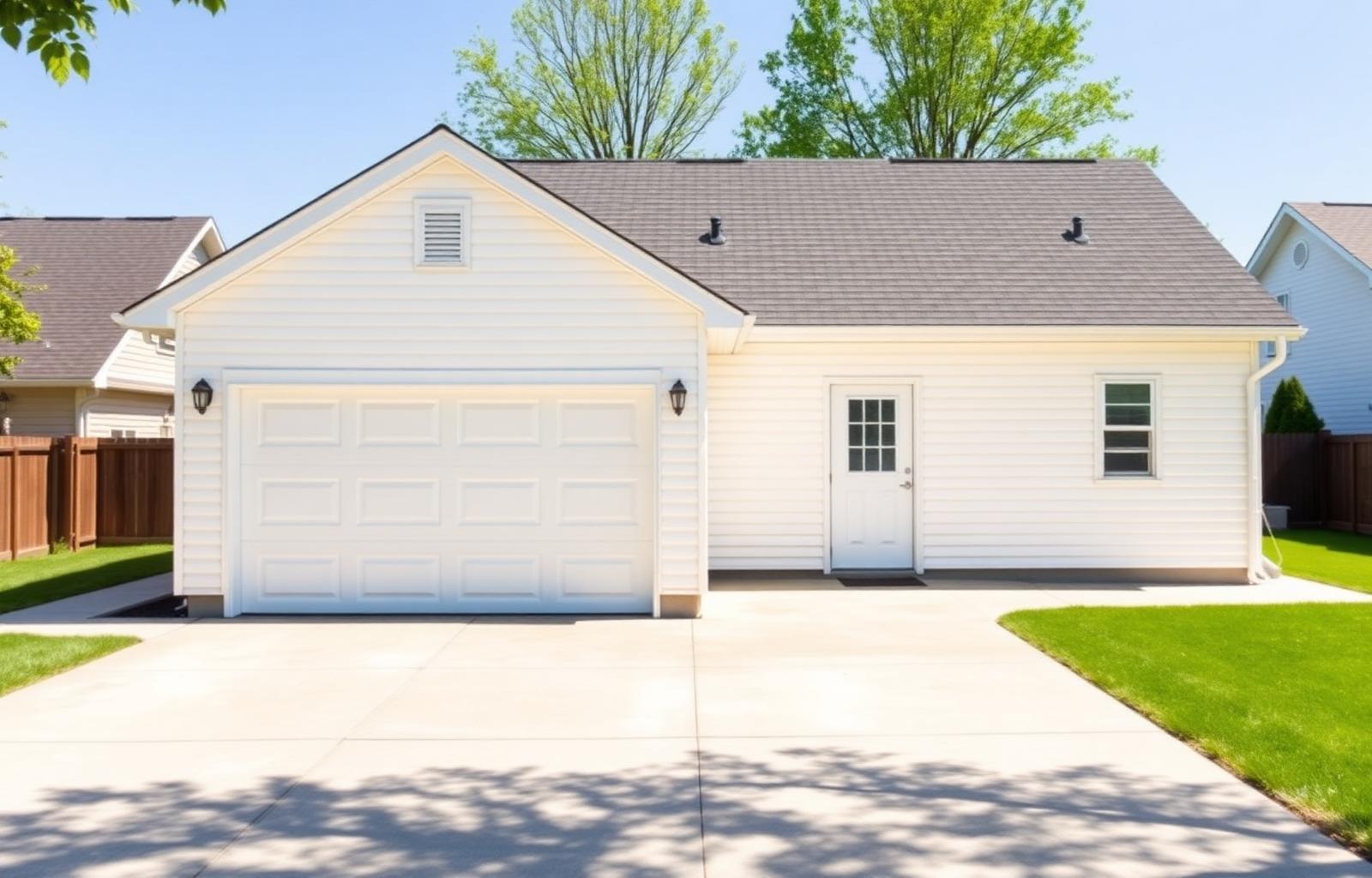 Single-Door Detached Garage