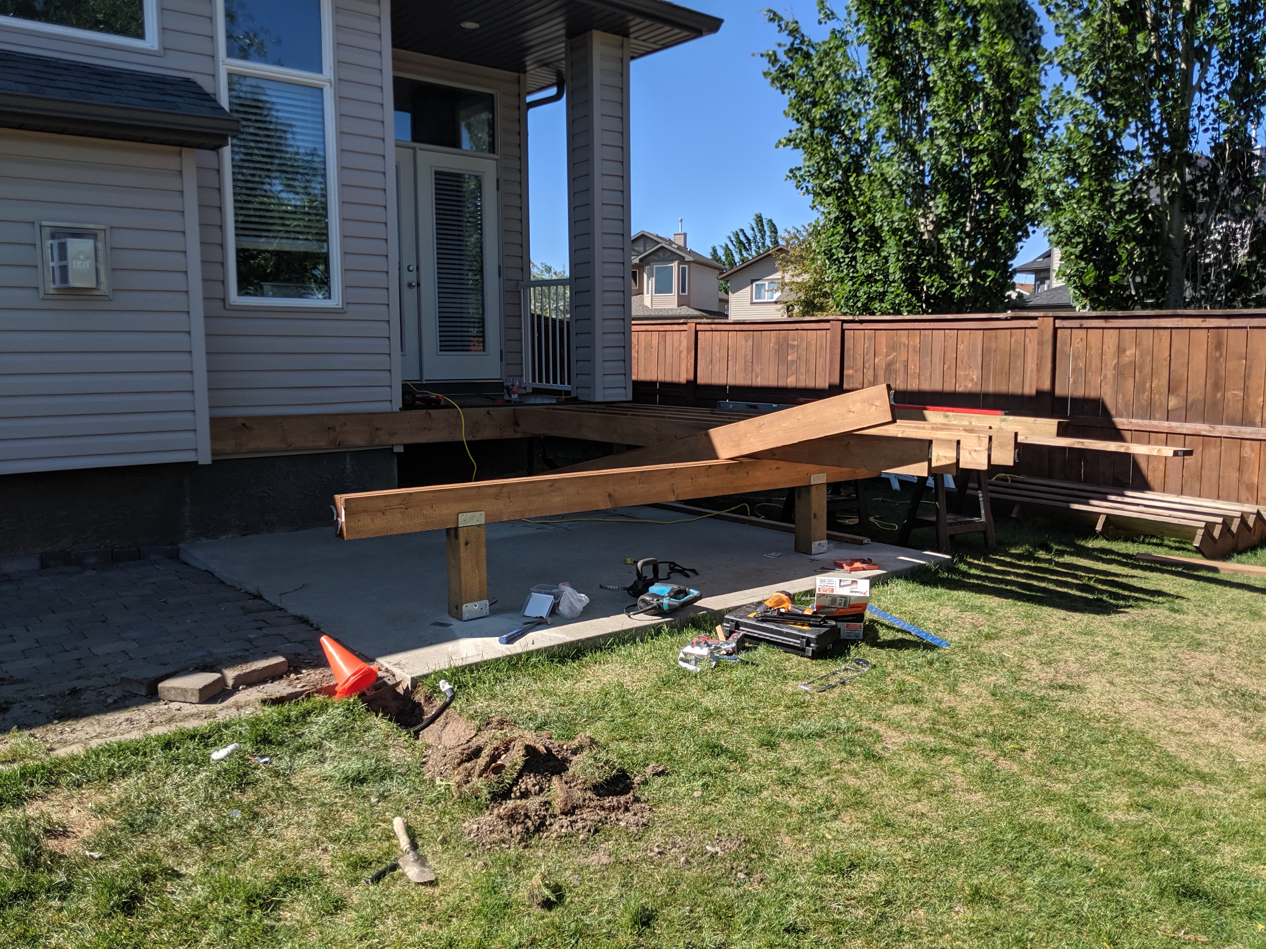 Deck Framing and Skirt Detail