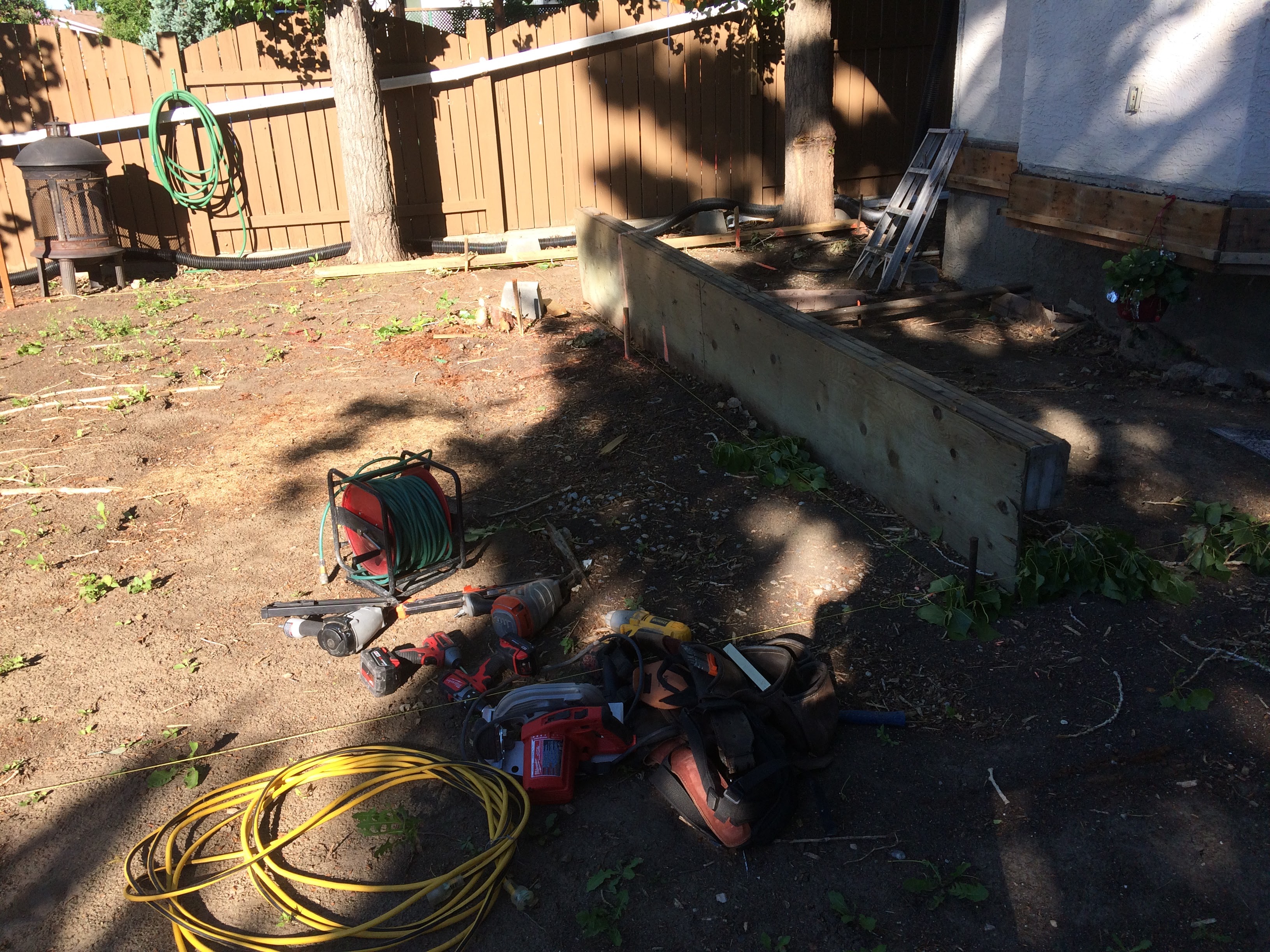 Two-Tier Deck Layout — Hot Tub Bay