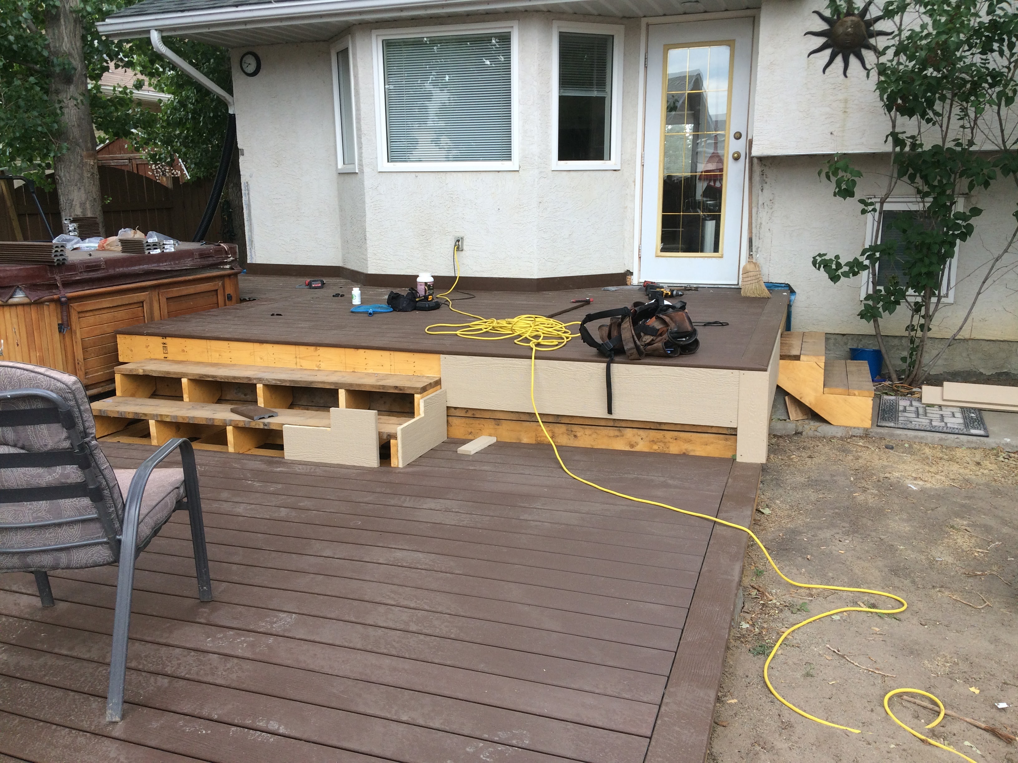 Stairs Between Deck Tiers