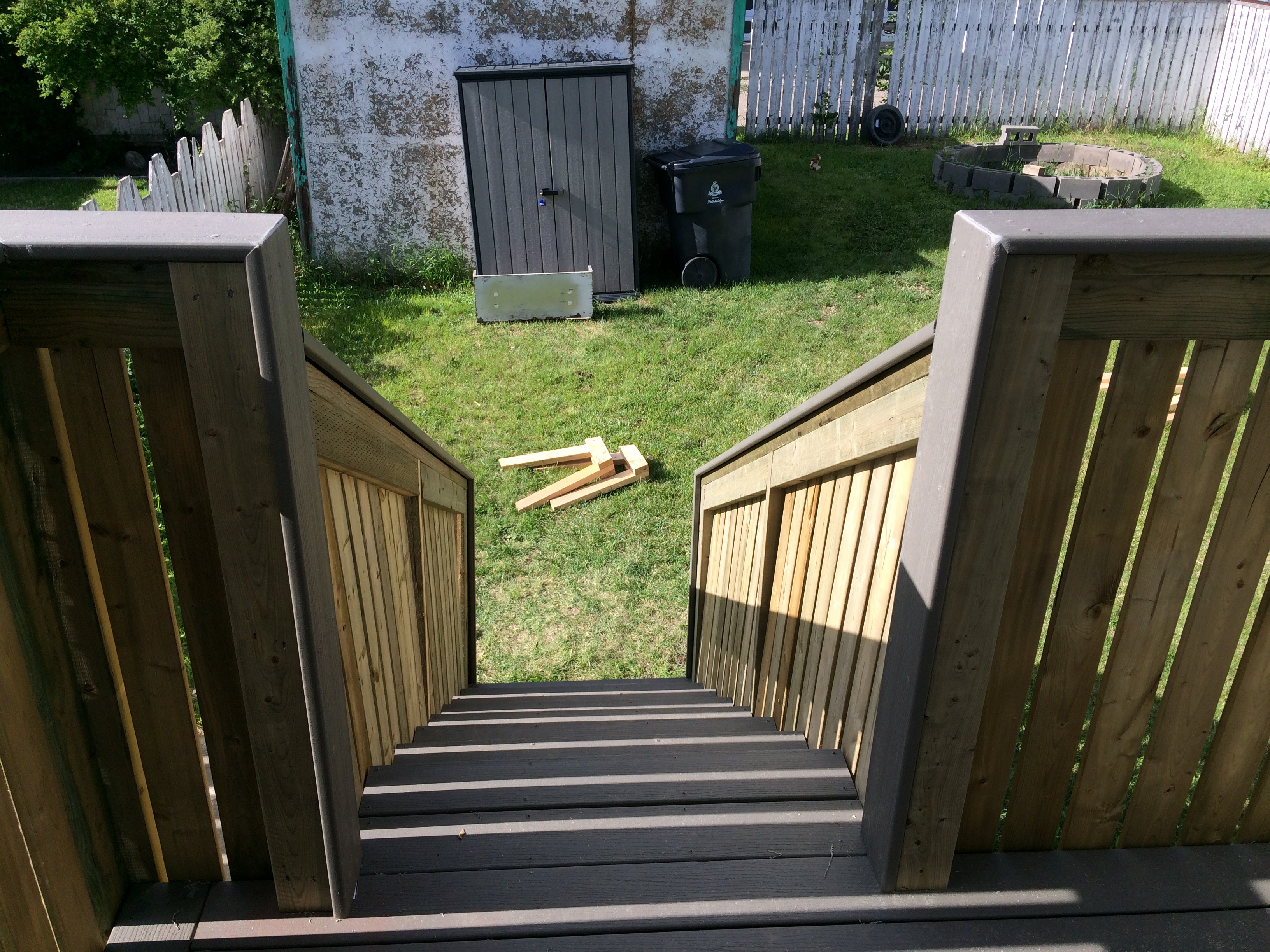 Back Door Step-Up Deck