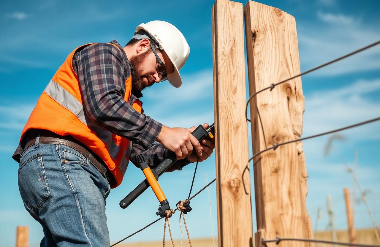 Fence Repair & Post Reset Service