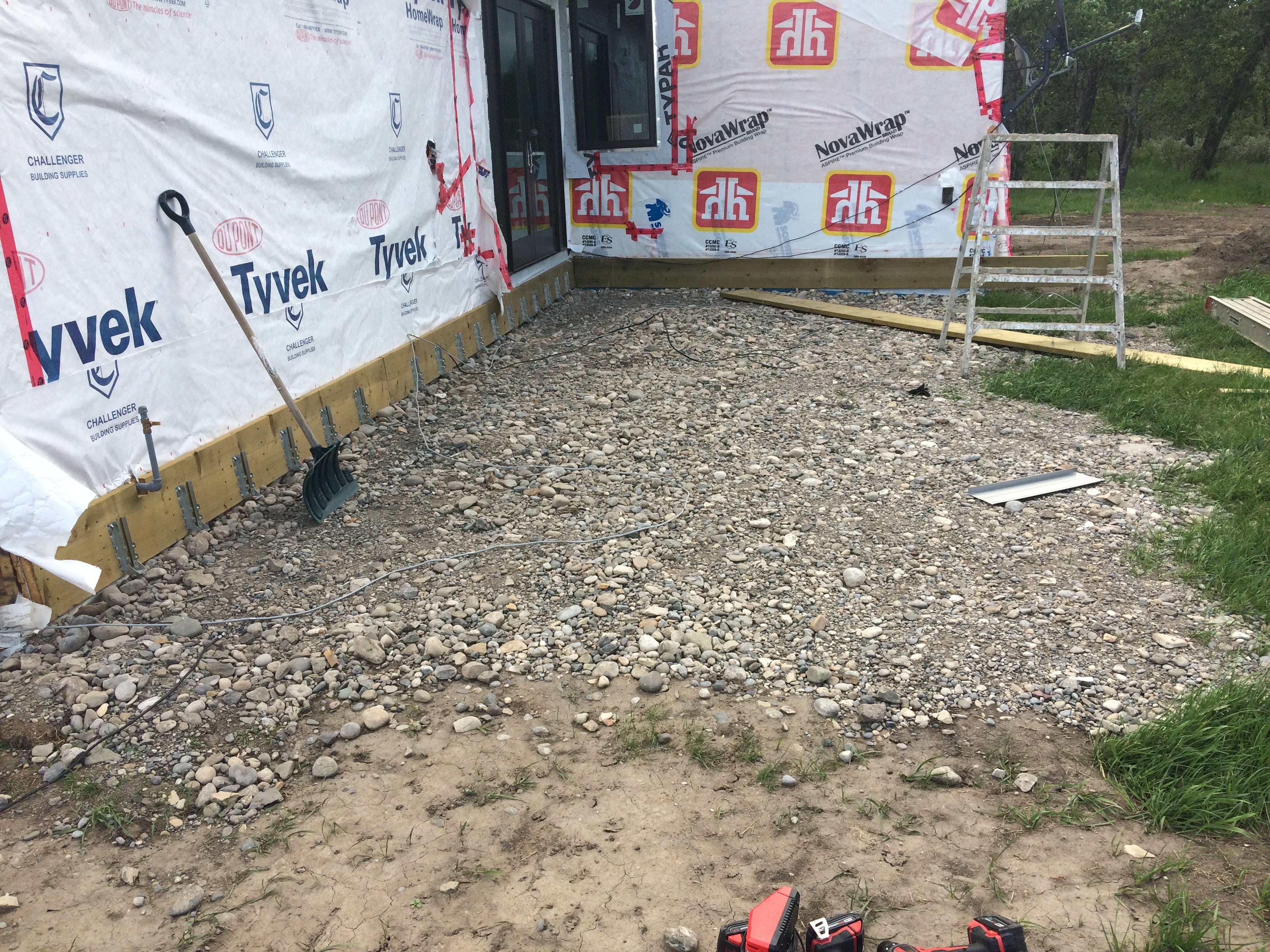 Patio door installation