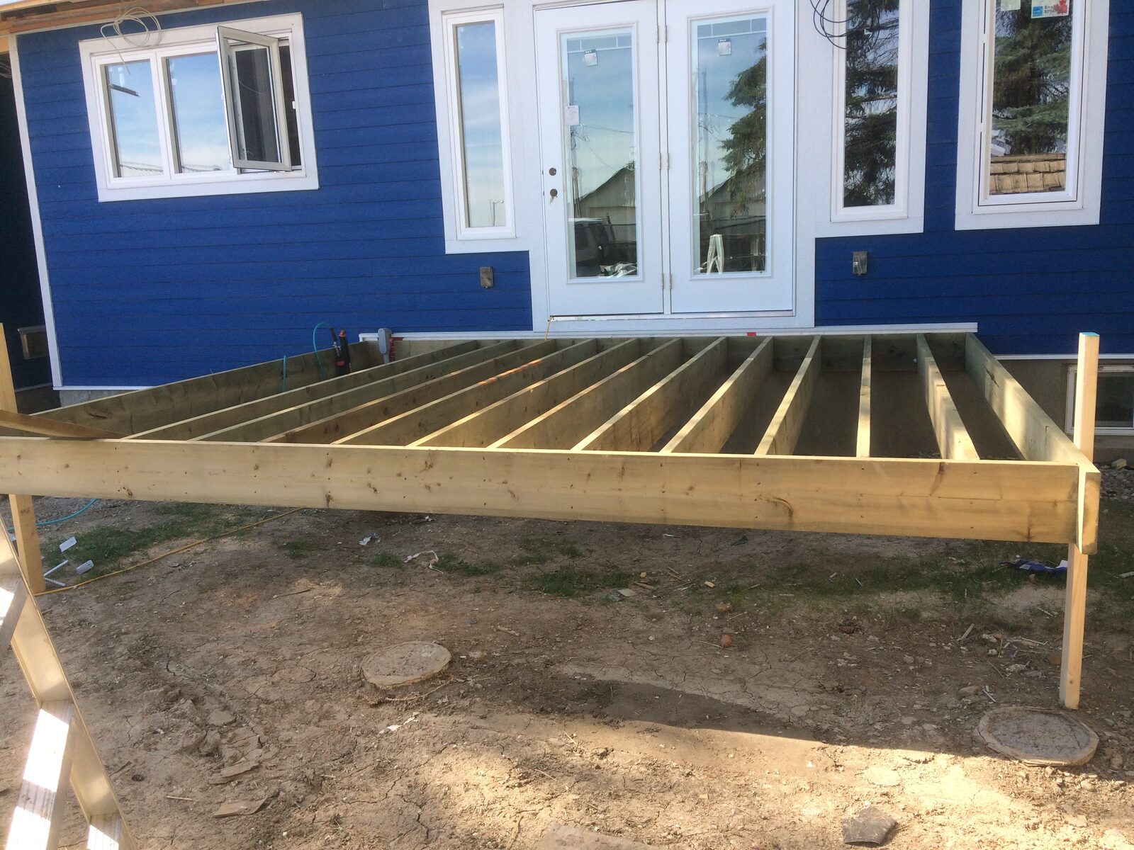 Hardie-Style Siding & Trimmed Window Openings