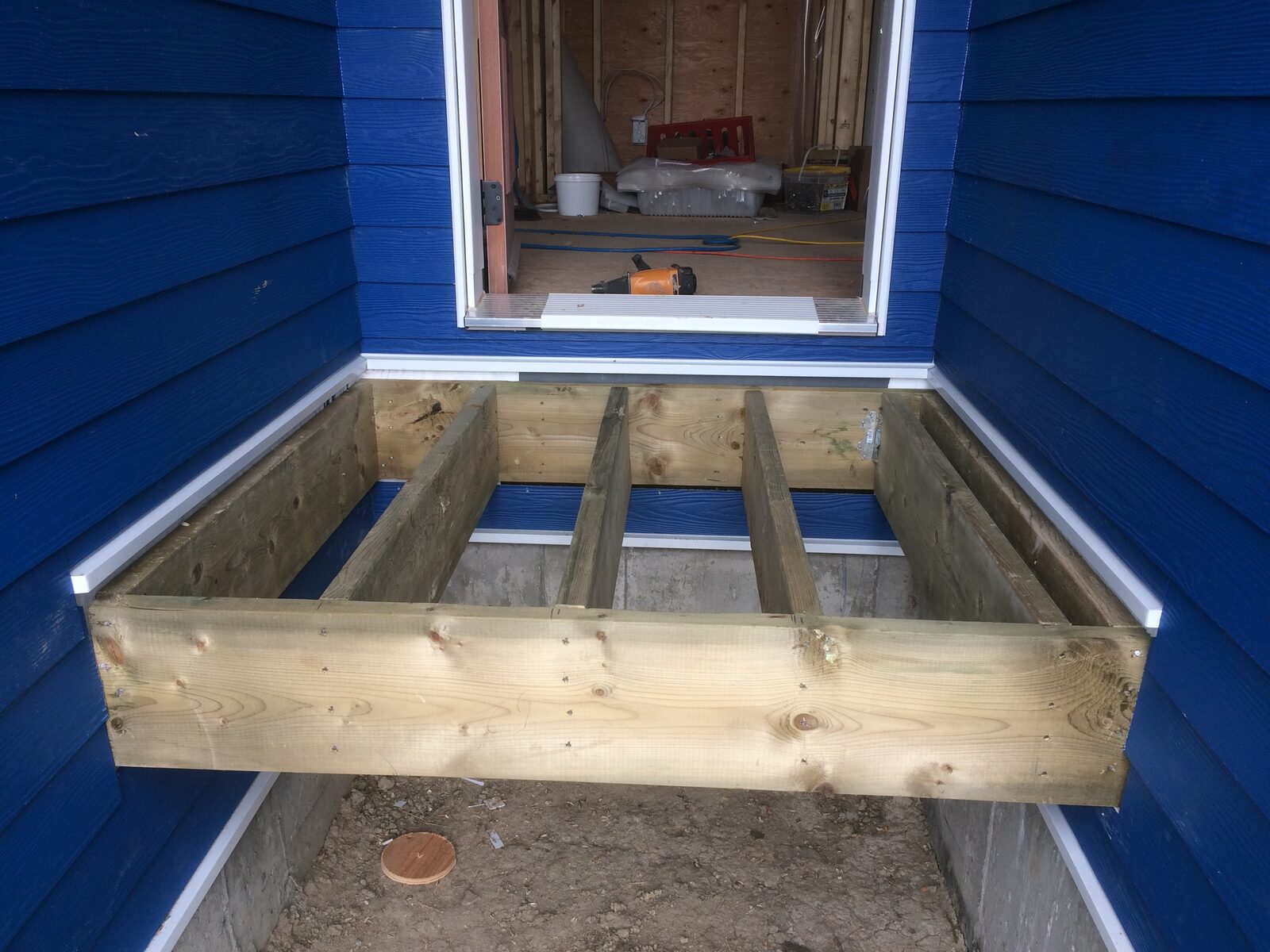 Front Elevation — Finished Siding & Windows