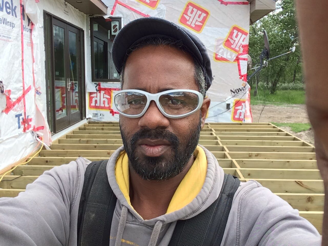 Acreage Build — Tyvek Wrap & New Deck Framing