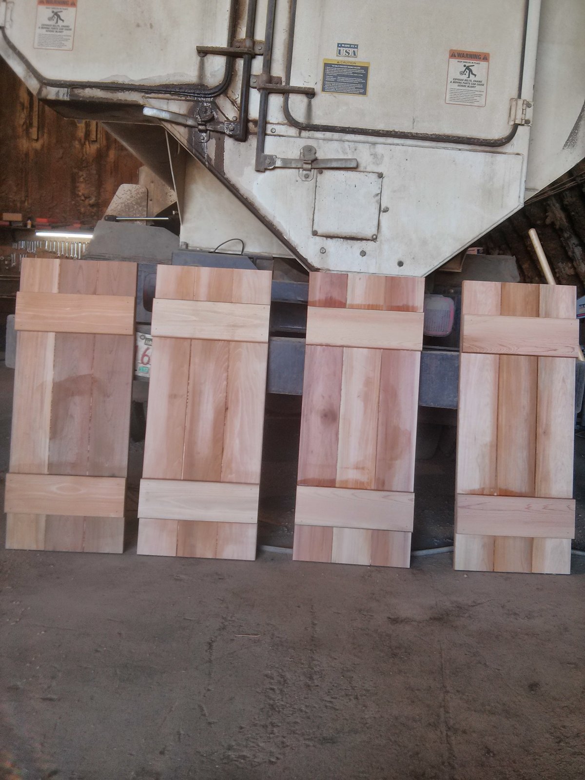 Batch of Shutters Ready for Finish