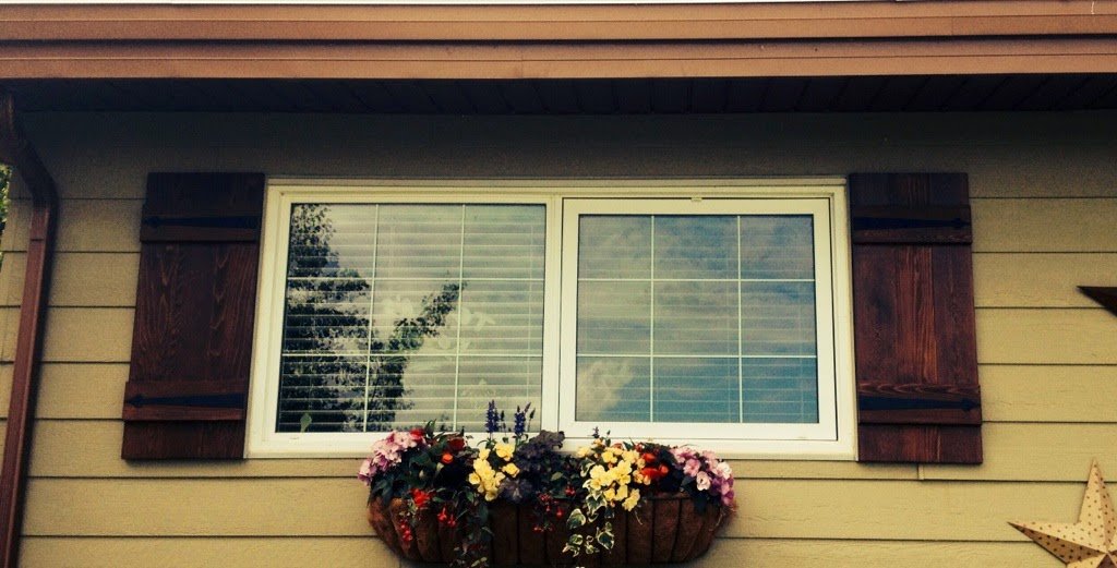 Window Detail with Shutters