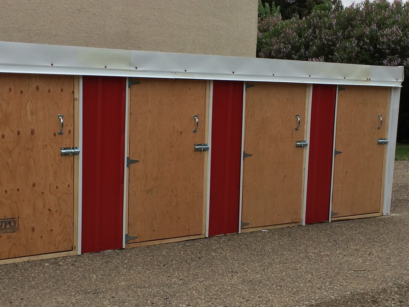 Tenant Storage Doors Installed