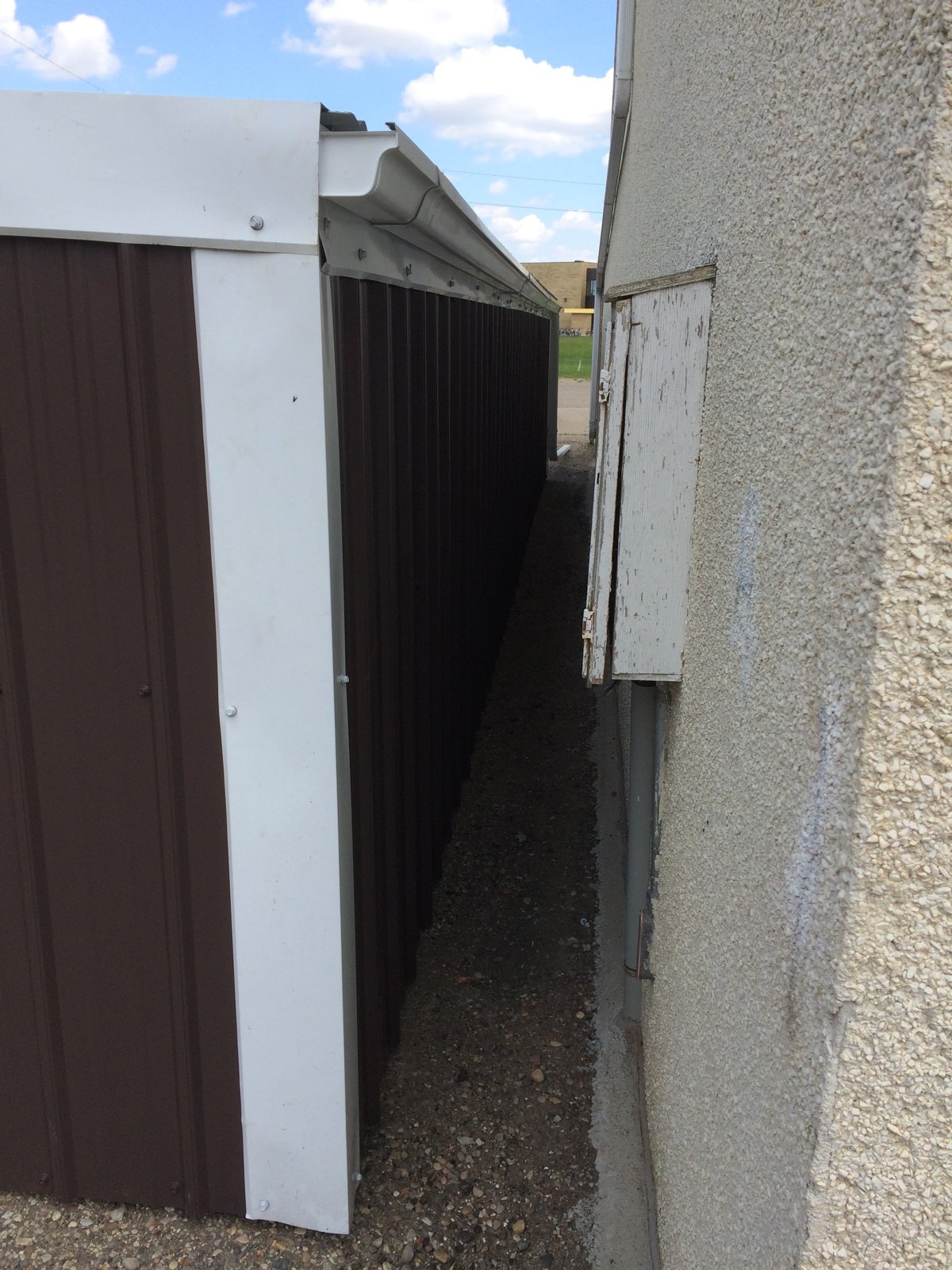 Finished Storage Block — Side View